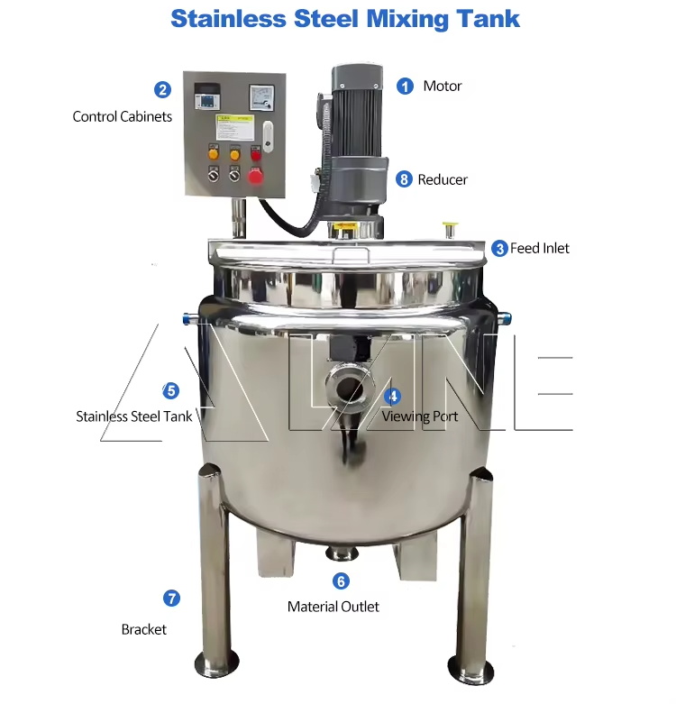 Stainless Steel Mixing Tank-1