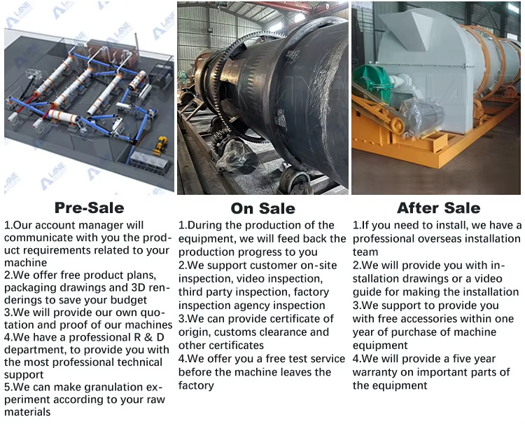Rotary drum churning teeth two-in-one granulator-3