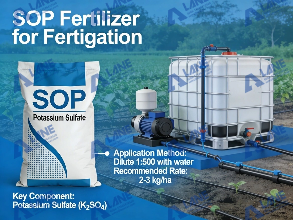 SOP Fertilizer for Fertigation: The Low-Chloride Advantage and How Quality Production Ensures It
