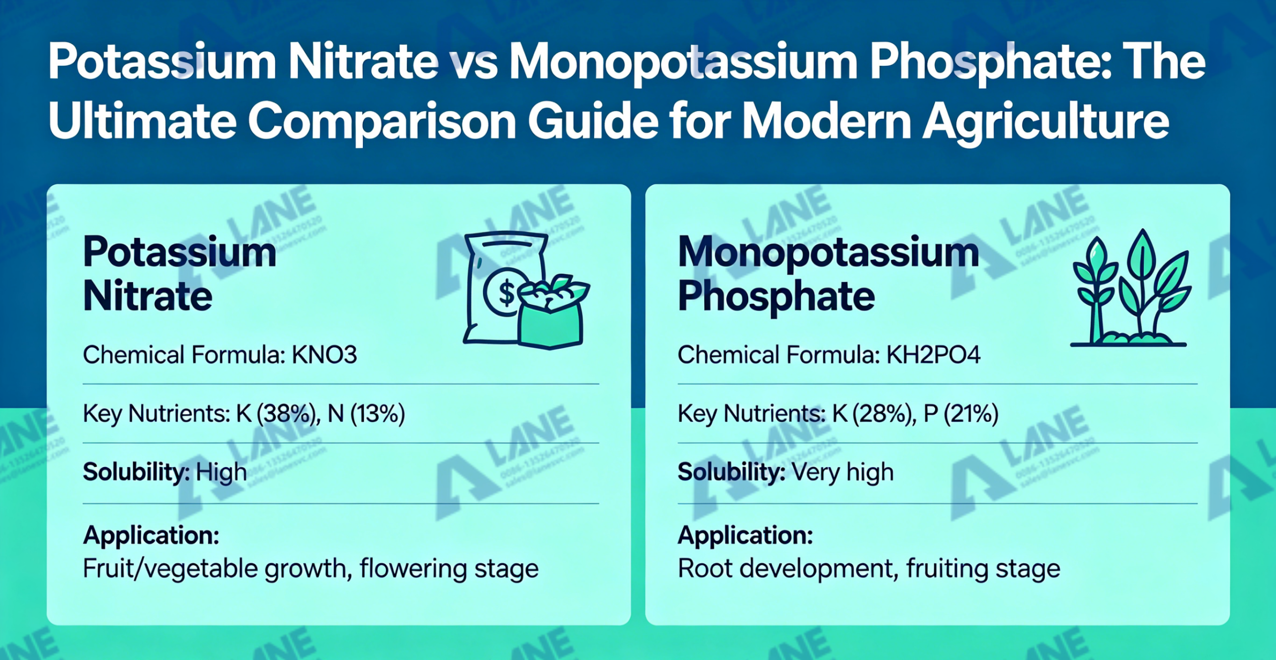 Potassium Nitrate vs Monopotassium Phosphate: The Ultimate Comparison Guide for Modern Agriculture