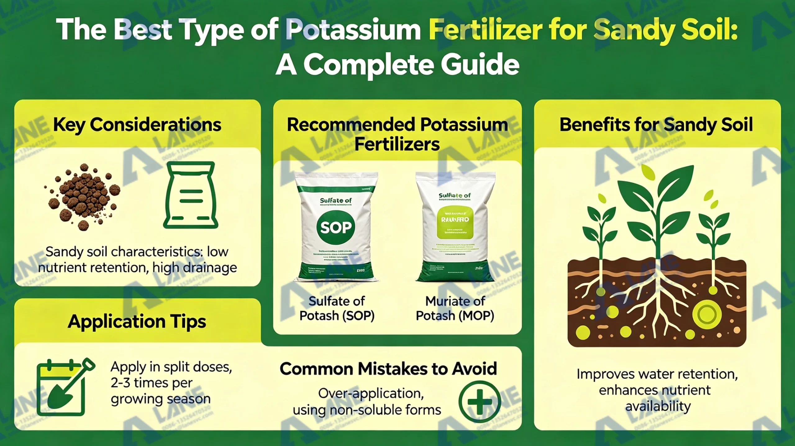 The Best Type of Potassium Fertilizer for Sandy Soil: A Complete Guide